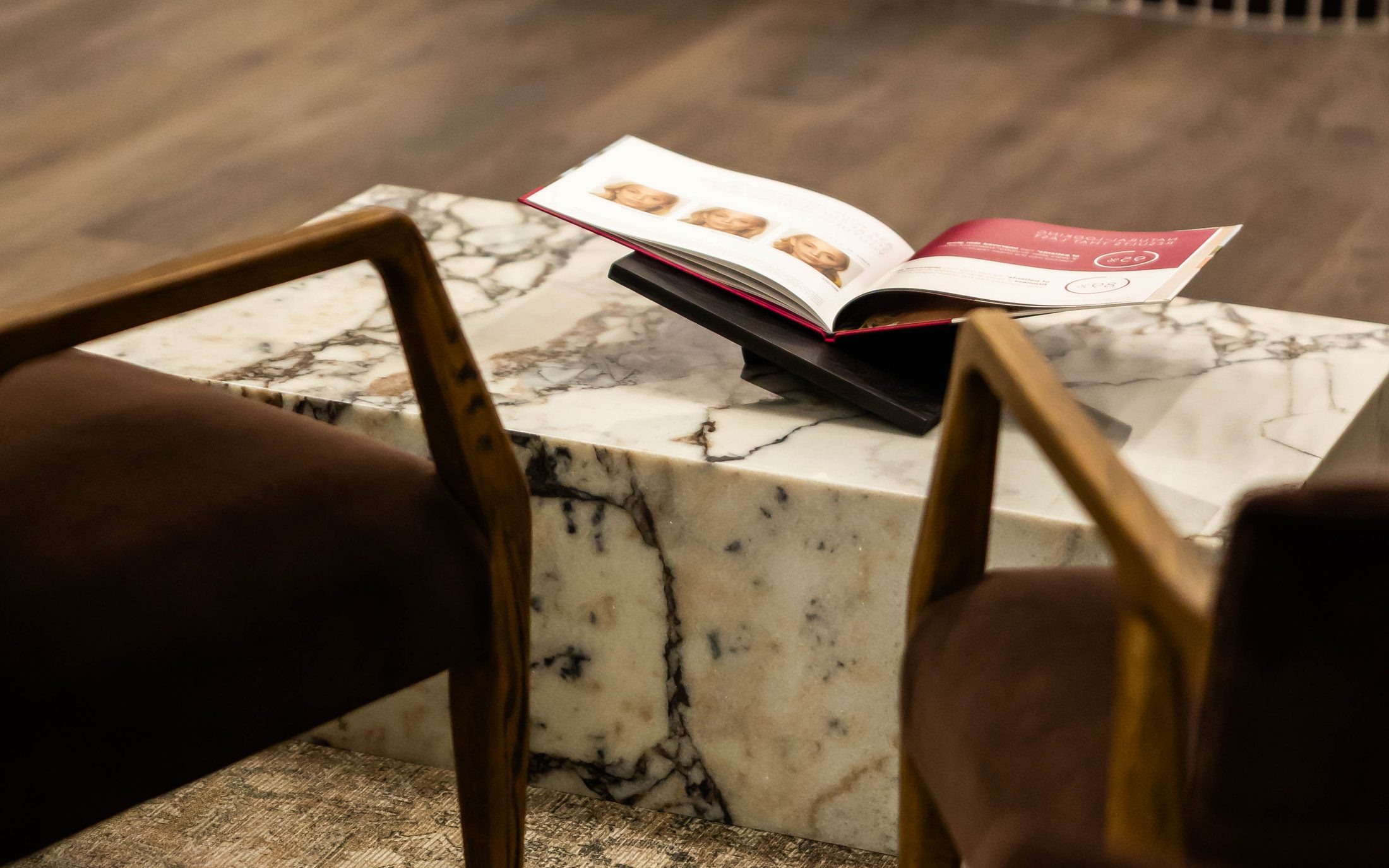 The Rachel Dahlen Aesthetics consultation lounge